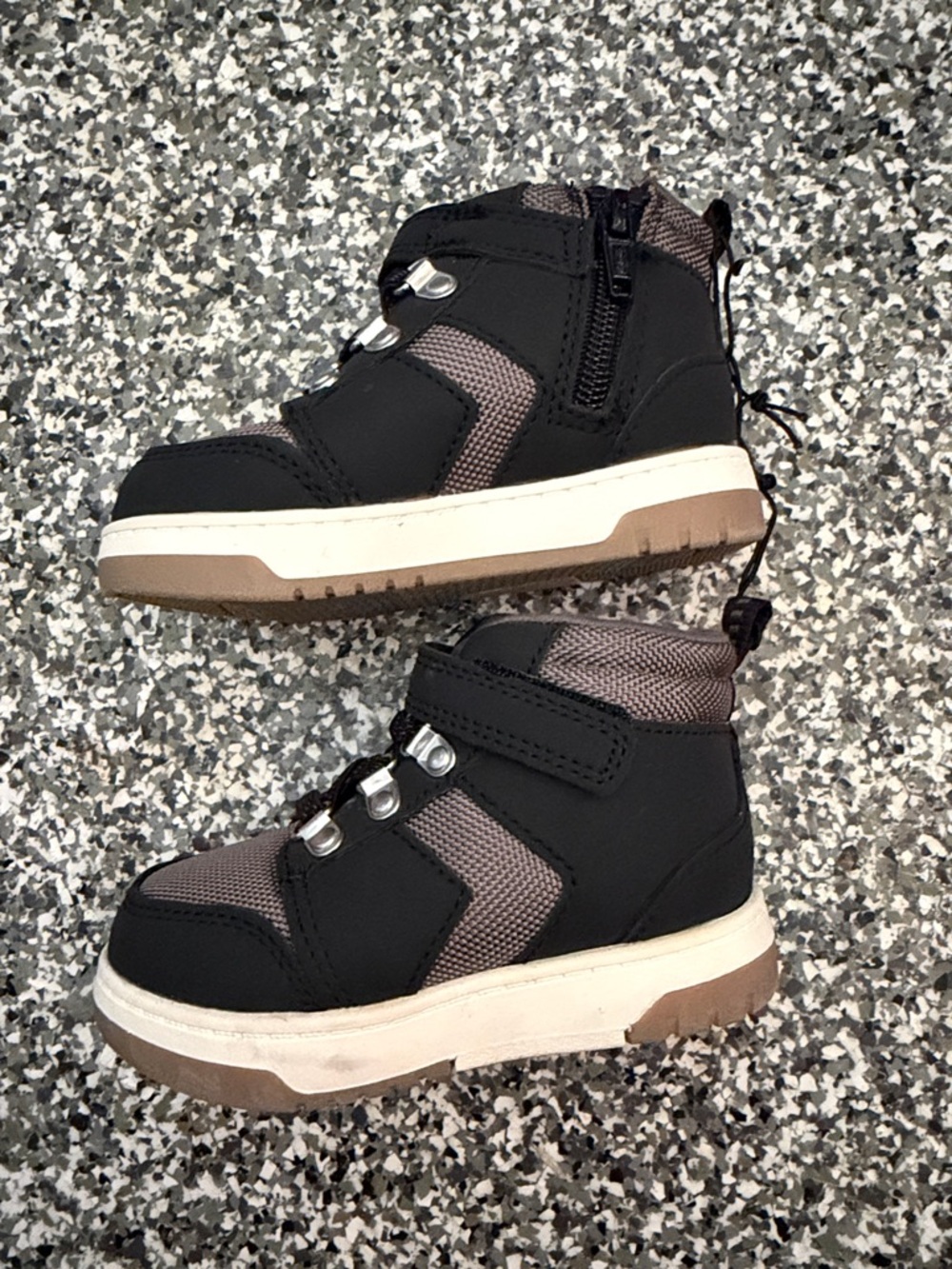 Cat & Jack Gray Mesh High-Top Sneakers for Kids